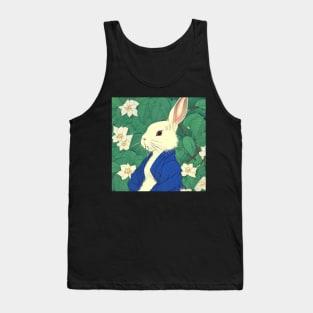 Cute Flowers White Dwarf Rabbit American Cutest Bunny Tank Top